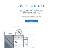 Tablet Screenshot of firstonboard.net